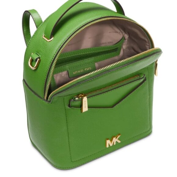 Michael Kors Jessa Small Pebbled Leather Convertible Backpack - Picture 6 of 15